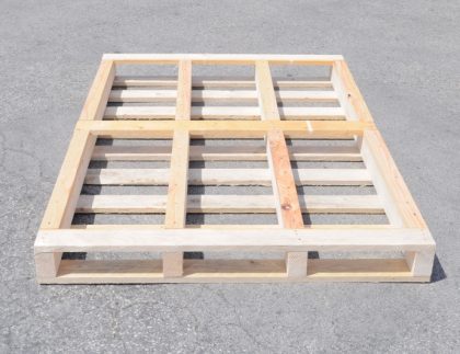 Pallet con perimetro